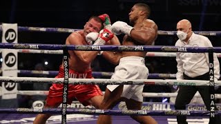 Joshua Dominates Pulev Retains Heavyweight Titles [upl. by Nneb]