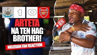 NEWCASTLE 10 ARSENAL  Godfrey  NIGERIAN FANS REACTION  Premier League 24245 HIGHLIGHTS [upl. by Namlas]