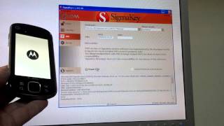 Motorola MB501 Repair IMEI with Sigma [upl. by Notsniw]