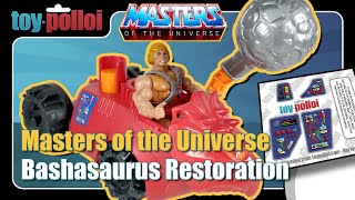 Vintage MOTU Bashasaurus Restoration  Toy Polloi [upl. by Dlanger]