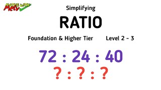 Simplifying Ratios GCSE Maths Revision amp Questions [upl. by Dallon]