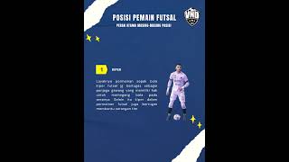 Posisi pemain futsal futsal bogorfutsalmedia futsalacademy football [upl. by Nelyag]