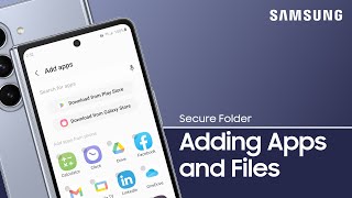 Add apps and files to Secure Folder for protection  Samsung US [upl. by Eanil]