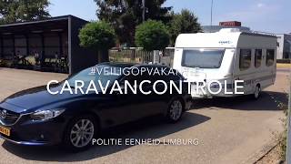 Politie controleert caravans voor veilige zomervakantie reis [upl. by Greenebaum]