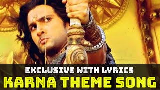 Karna theme song full hd with lyrics [upl. by Llevol]