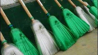 How to make a broom from plastic bottles [upl. by Esina]