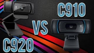 ► Logitech C920 vs C910 Quality Comparison 1080p [upl. by Borlow]