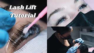 LASH LIFT AND TINT TUTORIAL  NEW ONLINE LASH LIFT COURSE  RADIANCE ACADEMY BY KRISTEN MARIE [upl. by Rogerio]