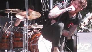 The Devil Wears Prada  Dead Throne  Constance w Tim Lambesis  Mayhem Fest 2012 Saratoga Springs [upl. by Alleunam195]