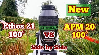 Comparing Televue Ethos 21 Against APM HDC 20mm Daylight Use [upl. by Shornick]