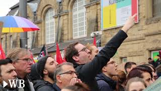 Neonazis demonstrieren in der Bielefelder Innenstadt [upl. by Assirt]