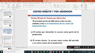 EJEMPLO 1 MÉTODO DE COSTEO POR ABSORCIÓN Y VARIABLE [upl. by Pittman663]