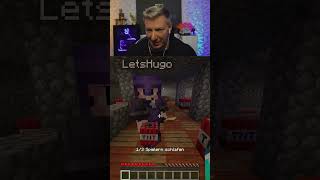 GEH LANGSAM REIN ODER ICH ZÜNDE‼️😱 LetsHugo DER PSYCHOPAT🤣🧨 shorts minecraft craftattack12 [upl. by Jarietta]