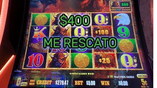 🚨JUGANDO Y ARRIESGANDO 400 DOLARES EN BUFFALO LINK EN EL CASINO🎰 [upl. by Worsham]