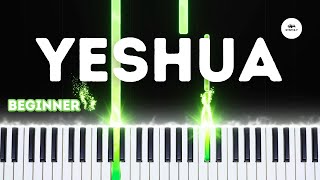 Meredith Mauldin  Yeshua  BEGINNER PIANO TUTORIAL by Synthly [upl. by Erminna]