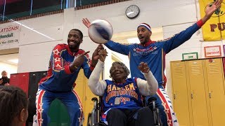 109year old grandma sings for Harlem Globetrotters [upl. by Caldeira]