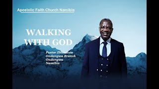 Rev Zvondiwa 10092024 Walking with God Apostolic Faith Church Namibia [upl. by Riane]