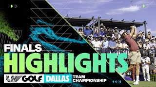 FULL HIGHLIGHTS LIV Golf Dallas Team Championship  Finals  2024 [upl. by Arakat]