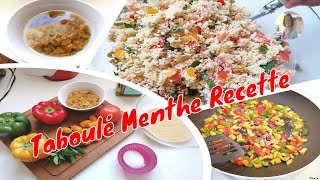 Taboulé Menthe Recette [upl. by Aisanat]