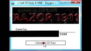 COD4 Keygen  by RAZOR1911 [upl. by Yenohtna]