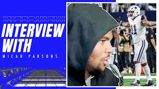 Micah Parsons Postgame Week 14  PHIvsDAL  Dallas Cowboys 2023 [upl. by Jarad]