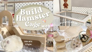 Building a Cozy Hamster Home 🏠🐹  Relaxing DIY Cage Building Adventure [upl. by Yulma]