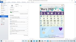 Comment Faire un calendrier avec Microsoft Word en 13 minutes [upl. by Kohsa]