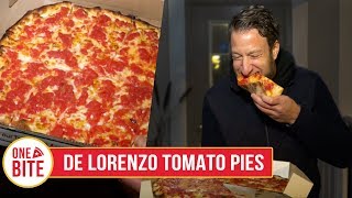 Barstool Pizza Review  De Lorenzos Tomato Pies Robbinsville NJ [upl. by Aerised]