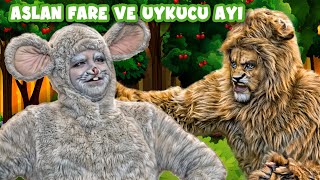 Aslan Fare ve Uykucu Ayı 🦁🐭🐻  Yeni   Adisebaba Masallar [upl. by Latt168]