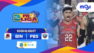 STN BIN VS Bank Sumselbabel 23  Highlight PLN Mobile Proliga 2024 [upl. by Akla]