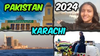 Pakistan Karachi 🇵🇰  CVO Karachi 🌊  Abdullah Shah Ghazi 🕌  Fatima YT Vlogs 😊 [upl. by Vaclava]