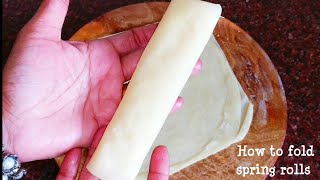 Make spring roll sheets samosa patti at home Homemade multipurpose wrappers [upl. by Nola]