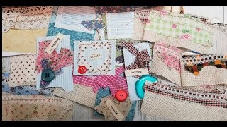 4 Ways to Repurpose Fabric Strips amp Paper Scraps in Junk Journaling [upl. by Goldshell]