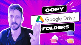 Copy Folders in Google Drive  FAST amp EASY Tutorial [upl. by Manaker]