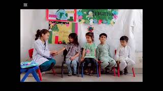 Kids celebrating world health day 🌍👨‍⚕️💊 bestschool worldheartday2024 education activity [upl. by Nash]