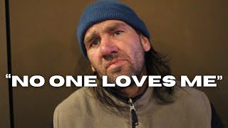 Homeless man speaks on homelessness after leaving prison  London Street Interview [upl. by Lindgren]