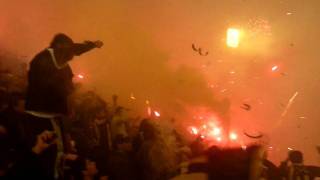 Impresionante Recibimiento Peñarol Vs Velez 10 [upl. by Enialedam]