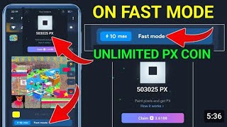 How To Earn Unlimited PX Coin Not pixel  New Trick pixalnot airdrop fast mode notpixel [upl. by Kale]