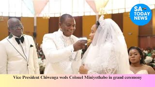 Vice President Chiwenga weds Colonel Miniyothabo in grand ceremony [upl. by Noeled]