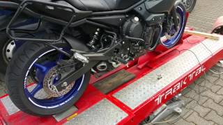 Yamaha XJ6 DiversionFZ6R Dyno Prüfstand [upl. by Mita]