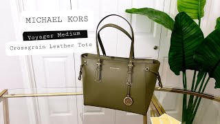 Michael Kors Voyager Tote  Bag Review [upl. by Arretak664]