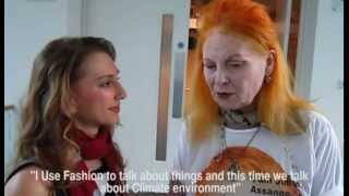 Vivienne Westwood Fashion Show and Interview by Valentina Nessi  Vfashionworldcom [upl. by Ahsaenat]