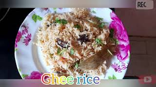 Ghee Rice  Rice Recipes  Lunch  Flavored Rice Recipe [upl. by Clougher]