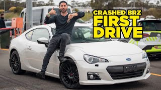 First Drive of the Crashed BRZ Absolutely Thrashed [upl. by Kciregor372]