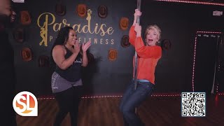 Learn how to get fit with dance with Paradise Pole Fitness [upl. by Inhoj941]