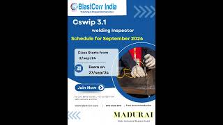 Welding Inspector Course amp Training available in Madurai [upl. by Tol]