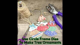 Quick and easy ornaments  great way to use your pretty papers stampsoflife christmas diy [upl. by Toscano987]