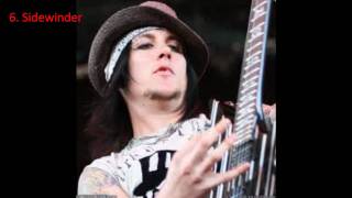 My Top 10 Avenged Sevenfold Solos 20012010 [upl. by Ennahoj]