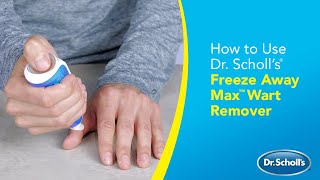 Dr Scholl’s  How to Use Freeze Away Max™ Wart Remover [upl. by Tnaryb515]