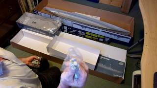 Trumpeter 1200 HMS Hood In Box Review [upl. by Dnomayd9]